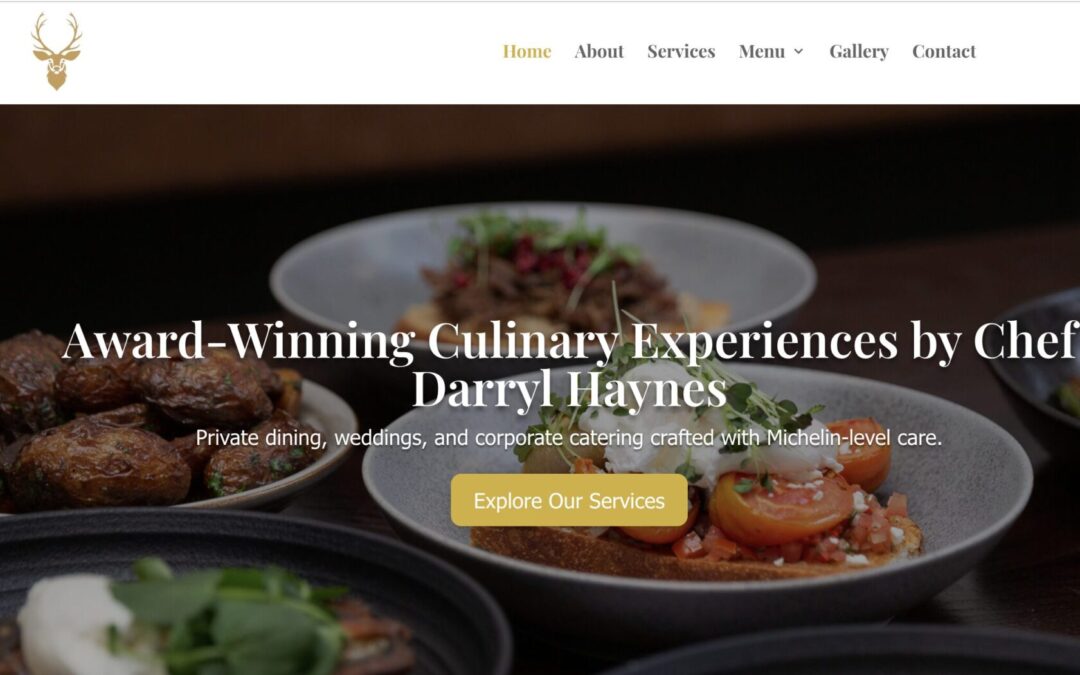 HC Culinary Website Design by Nua Web Design